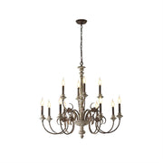Waegnuvyn Traditional Candle  Metal Chandelier