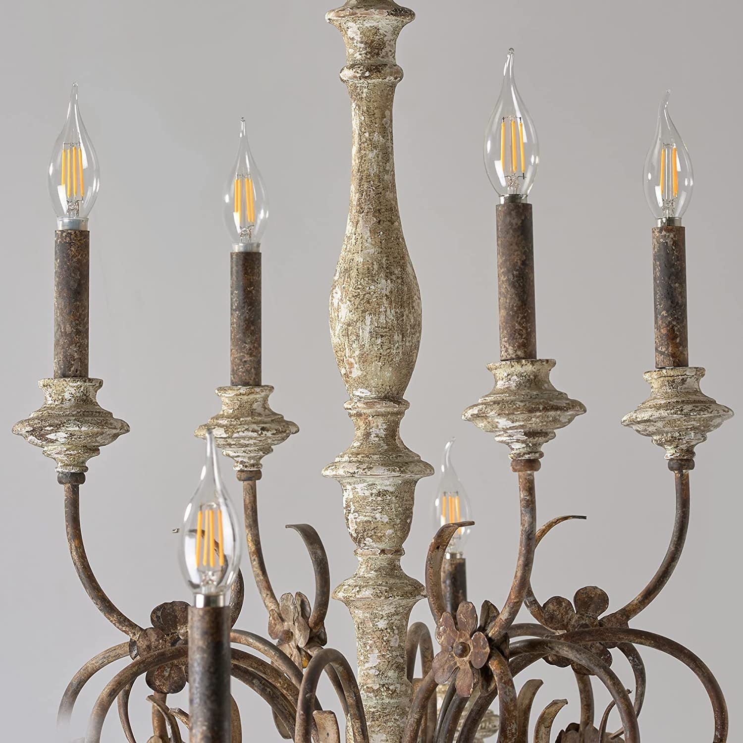 Waegnuvyn Traditional Candle  Metal Chandelier