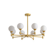 Vatnuvyi Minimalist Globe Glass Chandelier