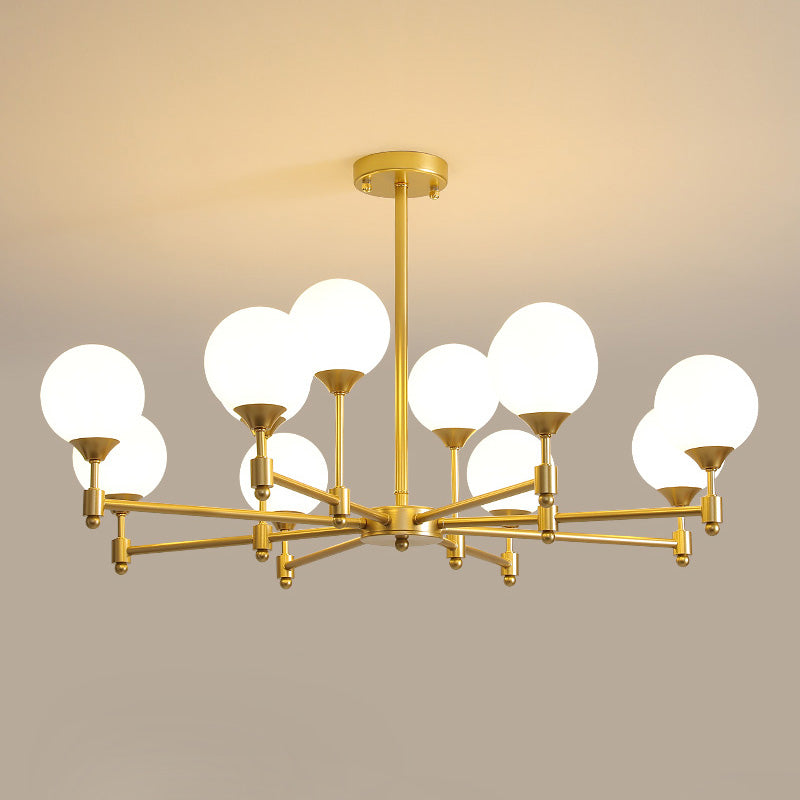 Vatnuvyi Minimalist Globe Glass Chandelier