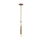Alvuvyn Modern Minimalist Marble Pendant Light - Lamp Copper