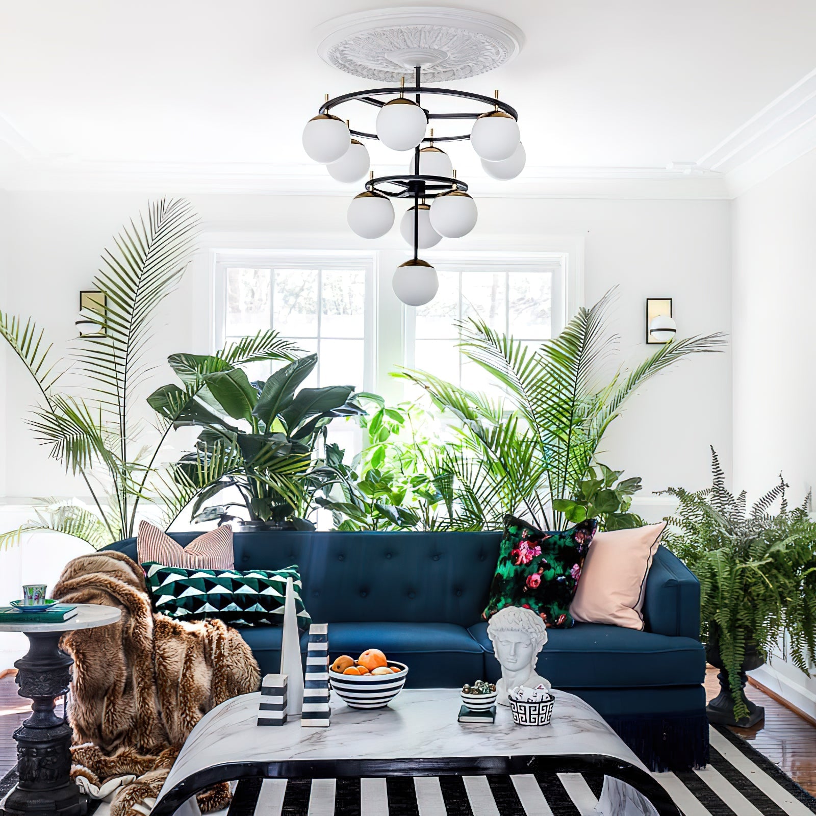 Ornuvyn Modern Minimalist Glass Chandelier