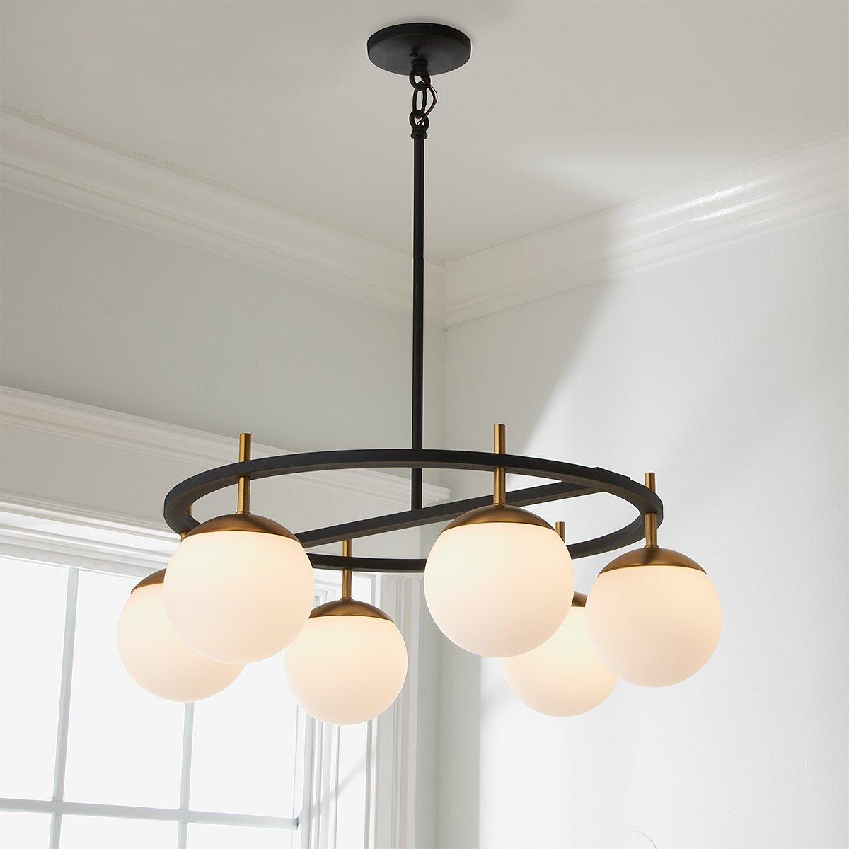 Ornuvyn Modern Minimalist Glass Chandelier