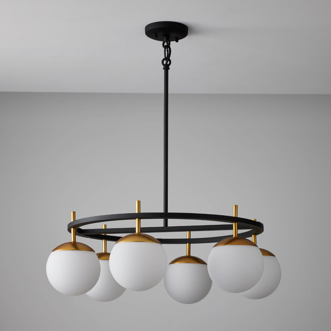 Ornuvyn Modern Minimalist Glass Chandelier