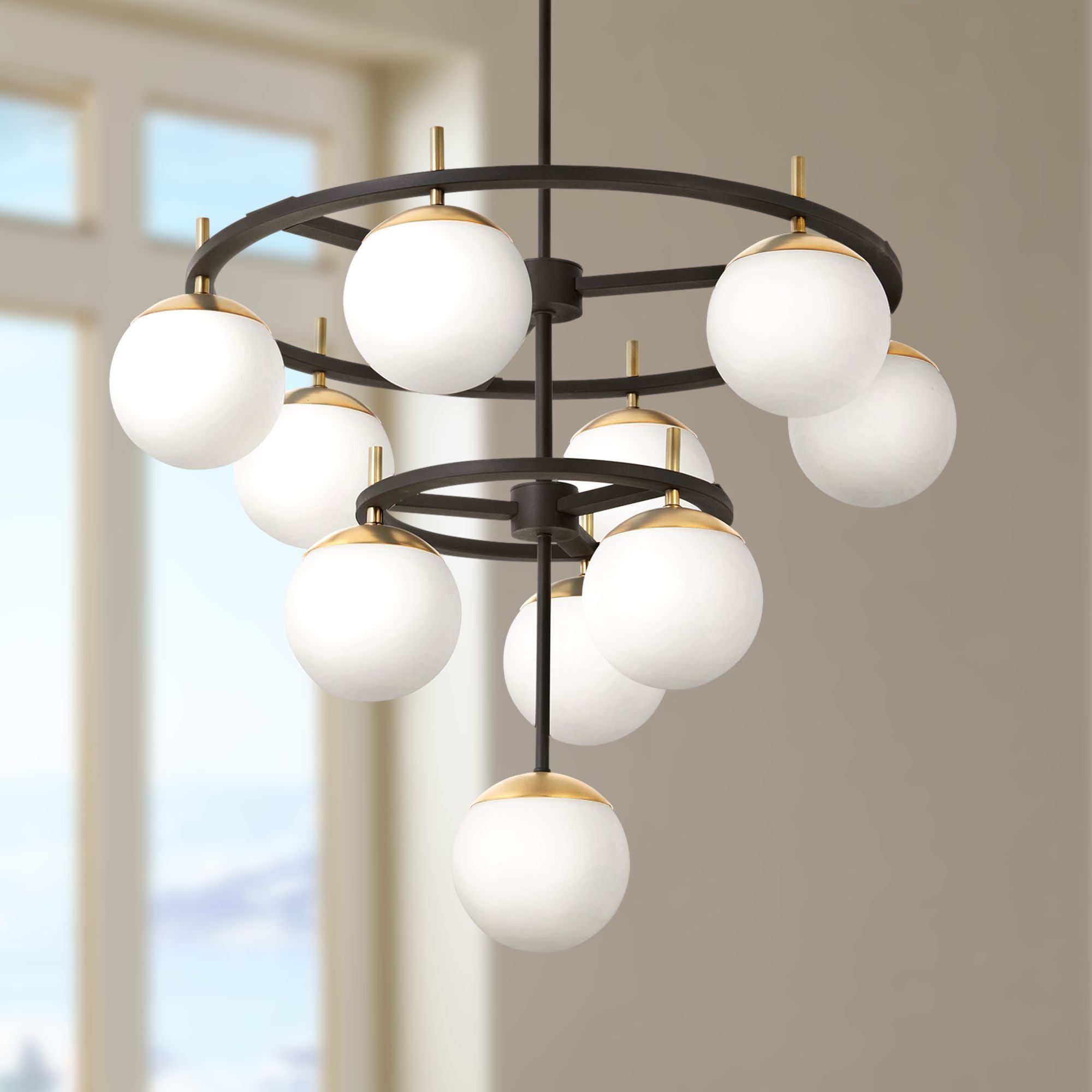 Ornuvyn Modern Minimalist Glass Chandelier