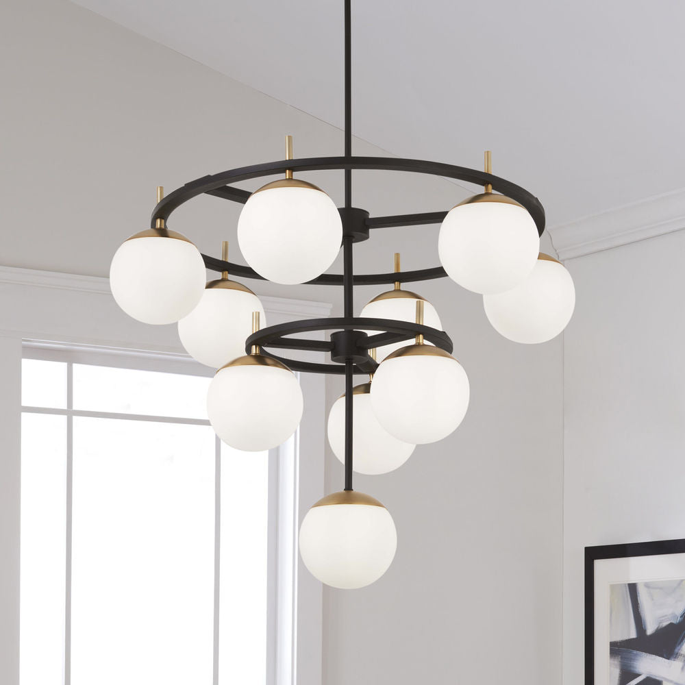 Ornuvyn Modern Minimalist Glass Chandelier