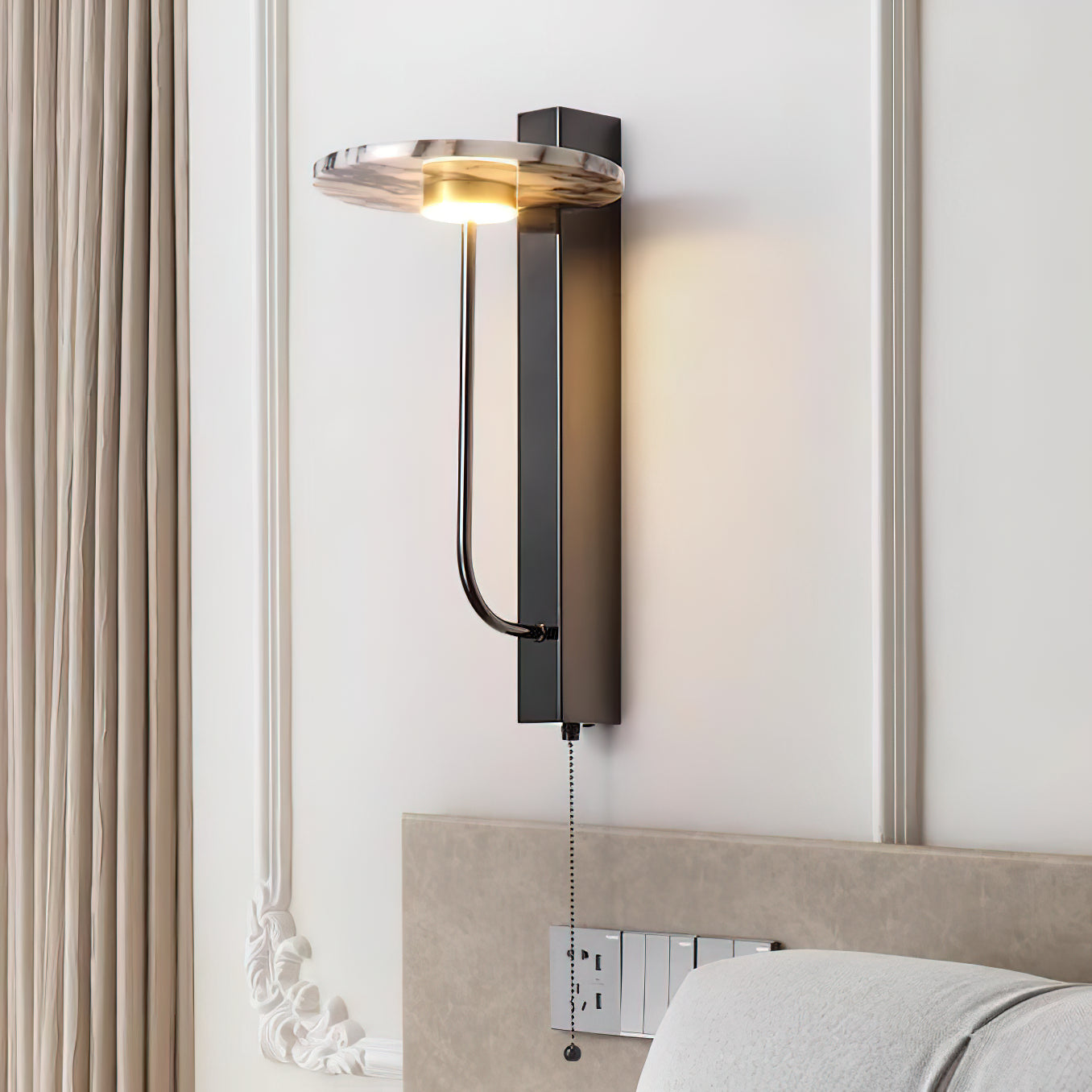 Aevuvyn Modern Minimalist Marble Wall Lamp