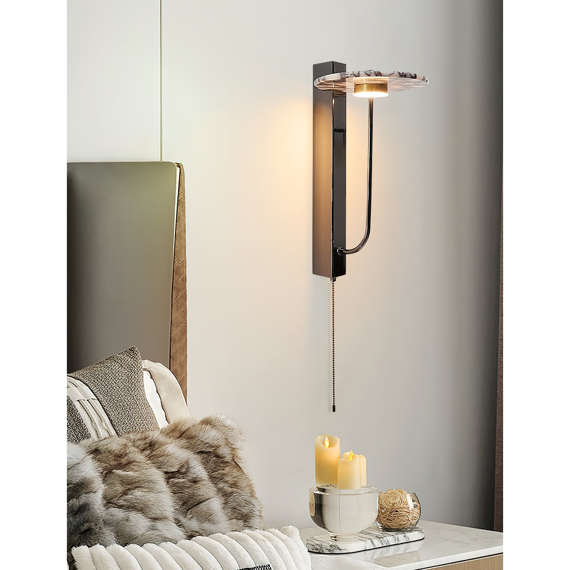 Aevuvyn Modern Minimalist Marble Wall Lamp