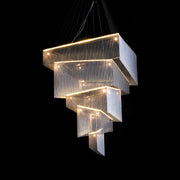 Caeluvyn Postmodern Chain Tassel Metal Chandelier