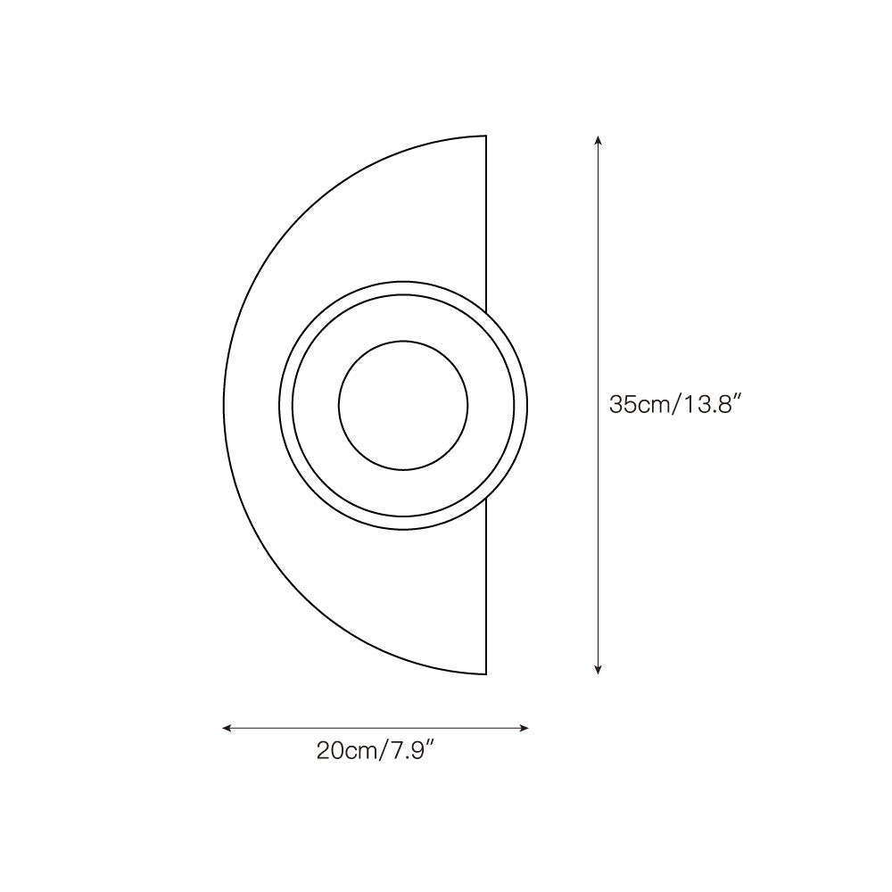 Dvaluvyi Individual Creativity Travertine Wall Lamp