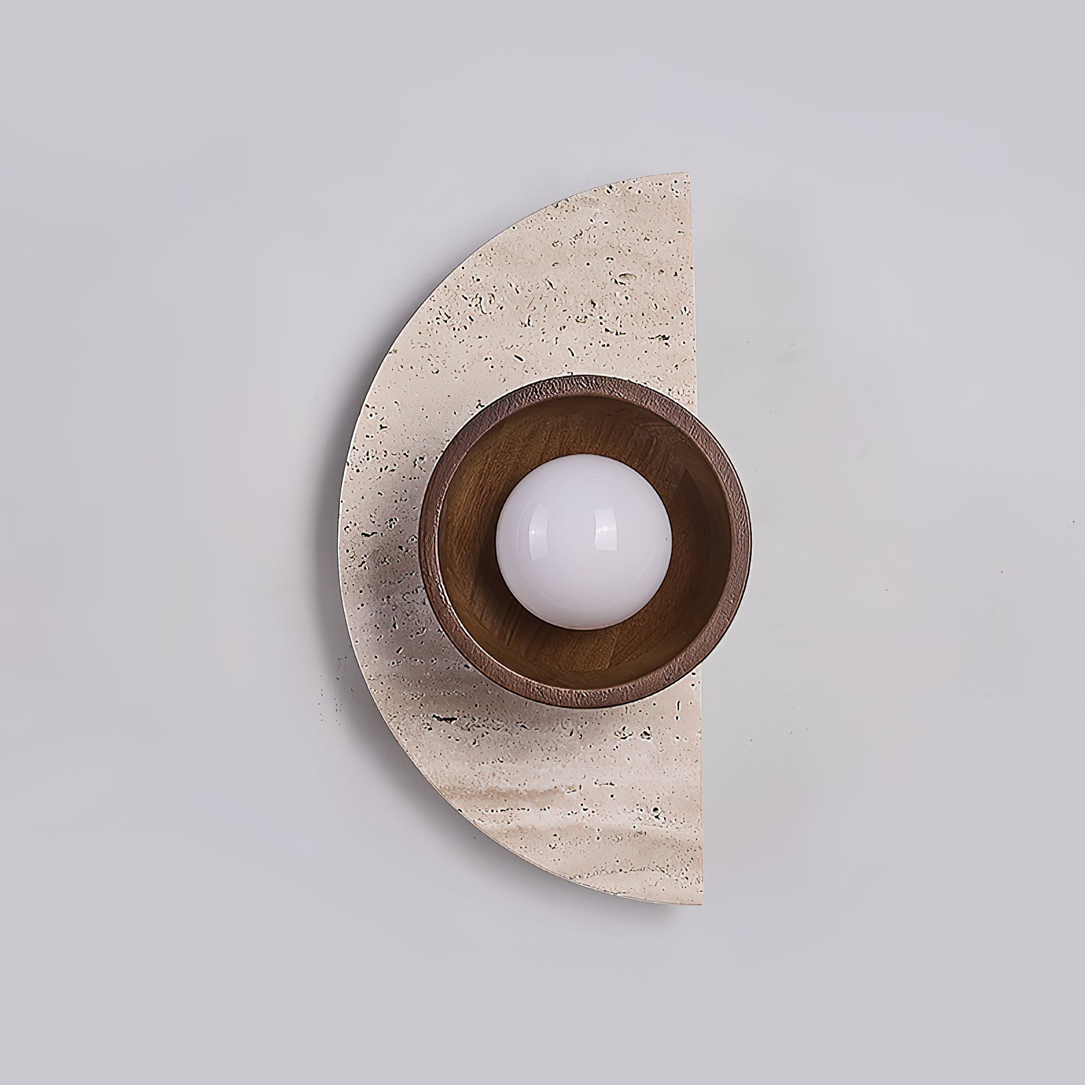 Dvaluvyi Individual Creativity Travertine Wall Lamp