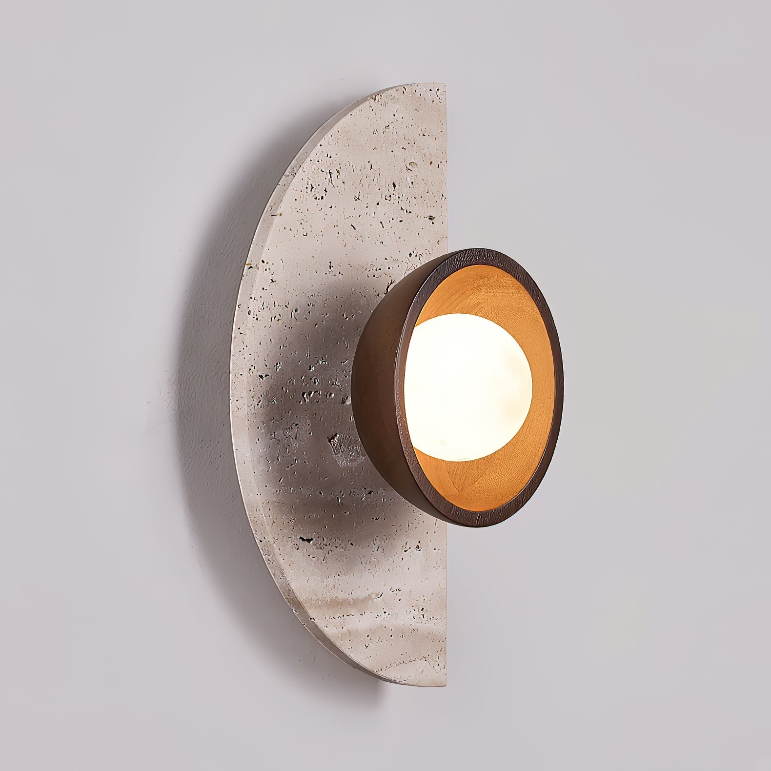 Dvaluvyi Individual Creativity Travertine Wall Lamp