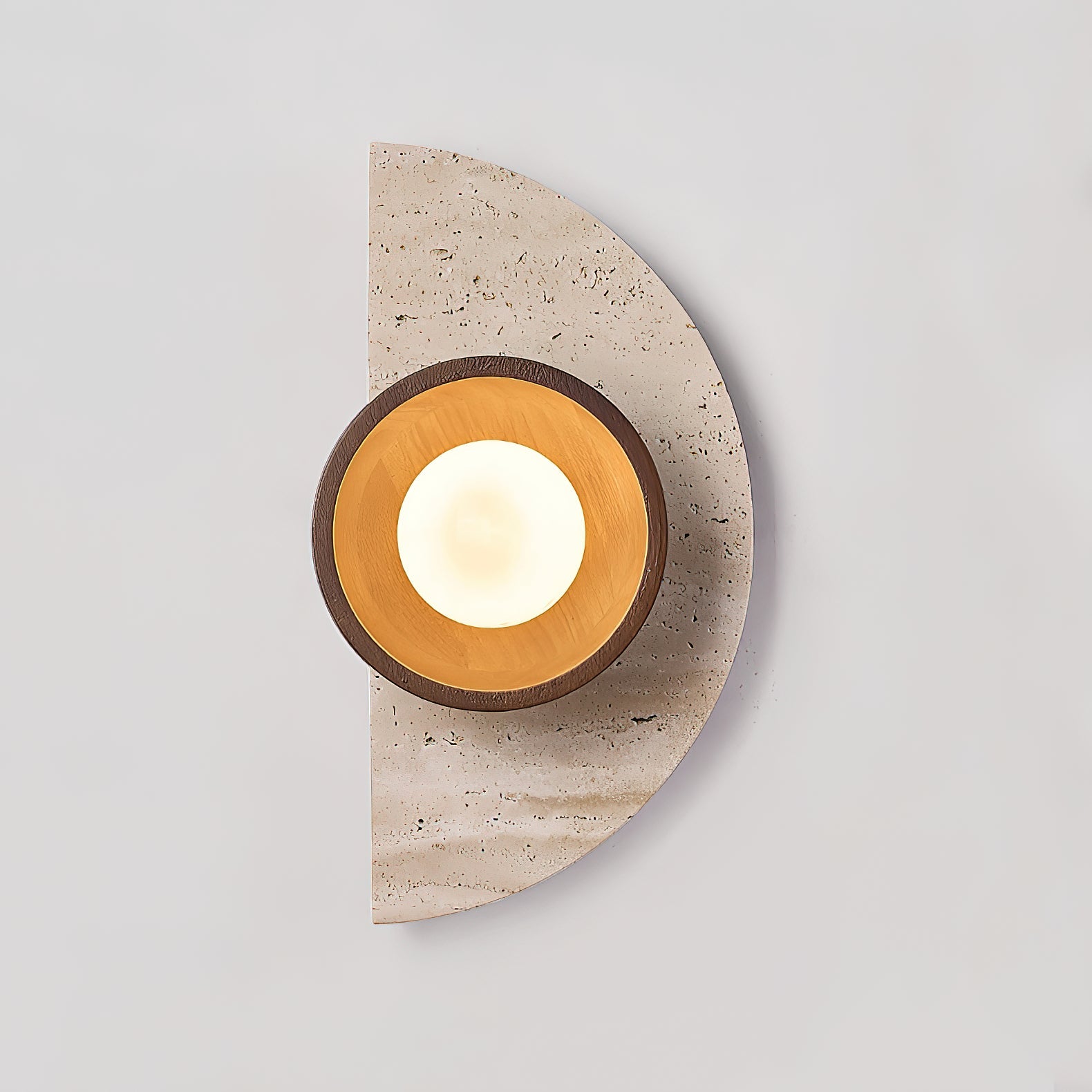Dvaluvyi Individual Creativity Travertine Wall Lamp