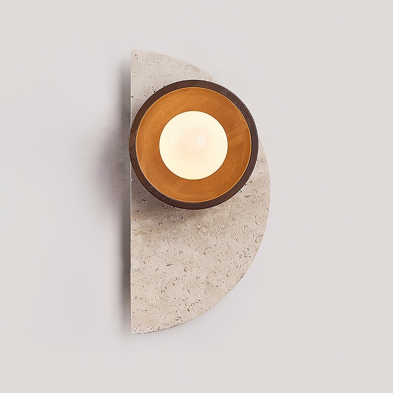 Dvaluvyi Individual Creativity Travertine Wall Lamp