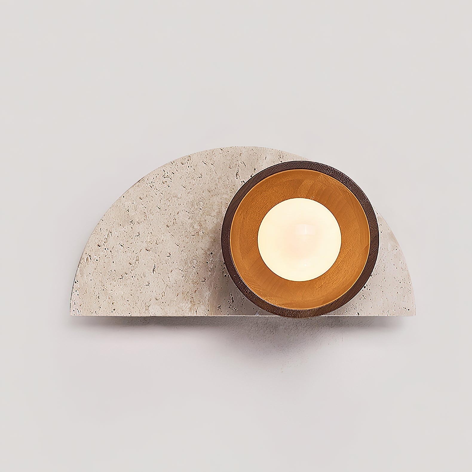 Dvaluvyi Individual Creativity Travertine Wall Lamp