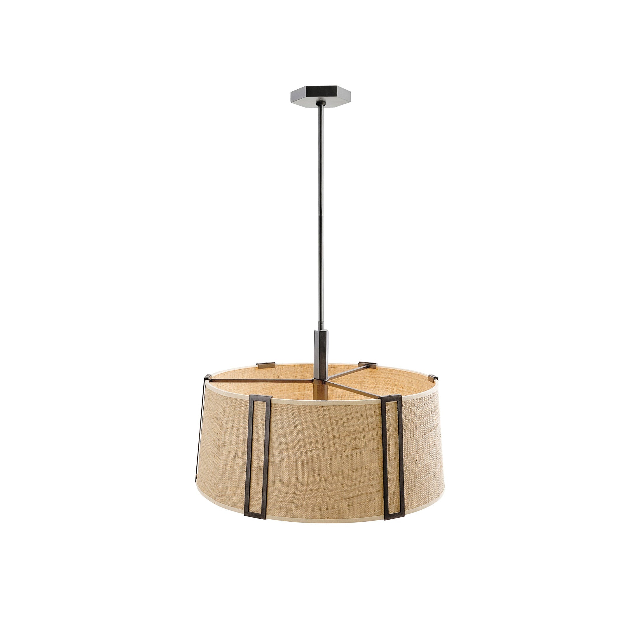 Gloruvyn Modern Minimalist Natural Metal Chandelier