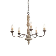Fljotuvyi Individual Creativity Wood Metal Chandelier