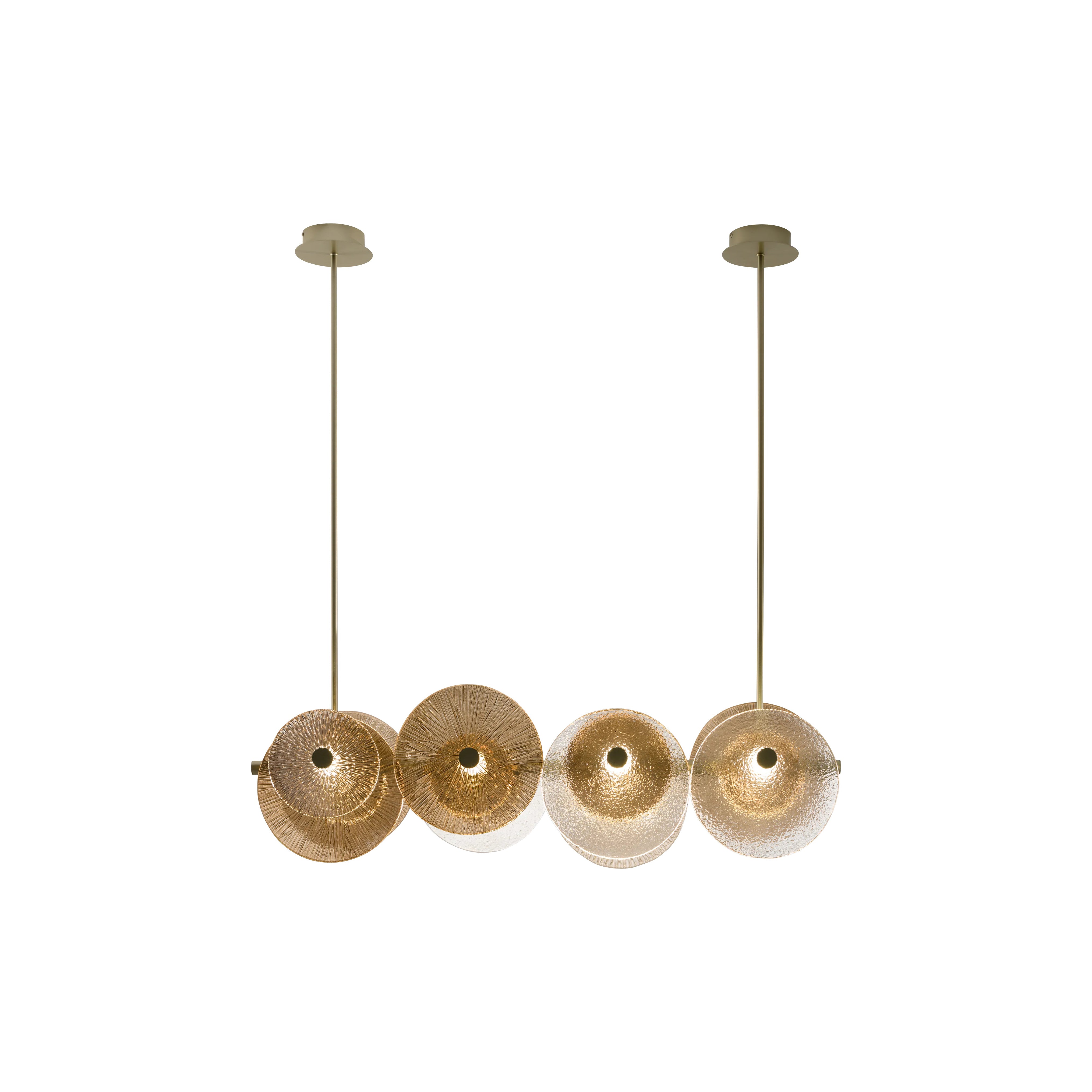 Himinuvyn Nordic Modern Metal Crystal Chandelier