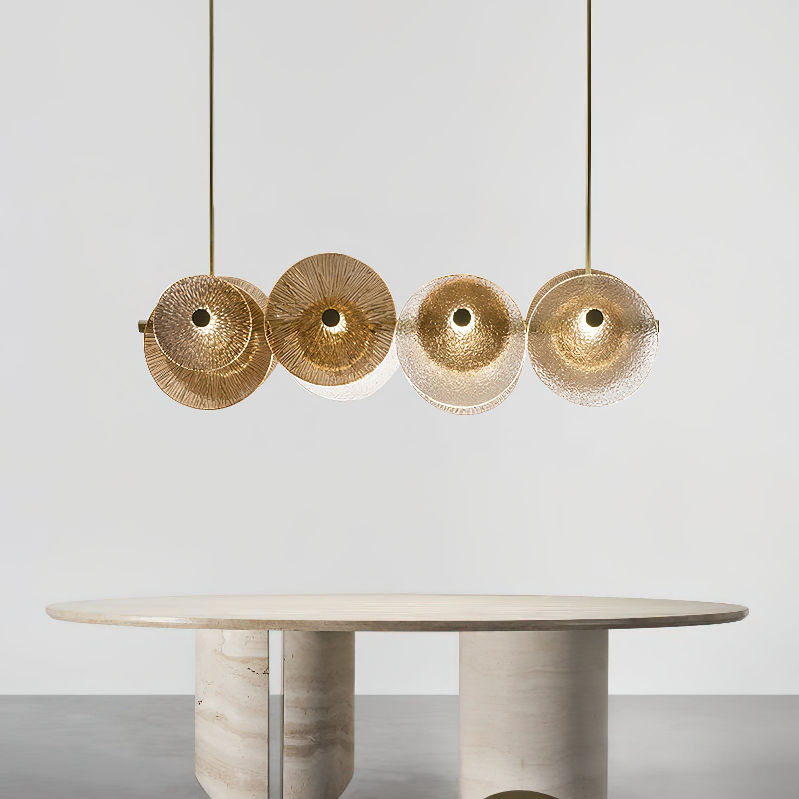 Himinuvyn Nordic Modern Metal Crystal Chandelier