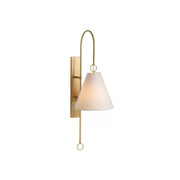 Ildvuvyi Modern Premium Brass Fabric Metal Wall Lamp