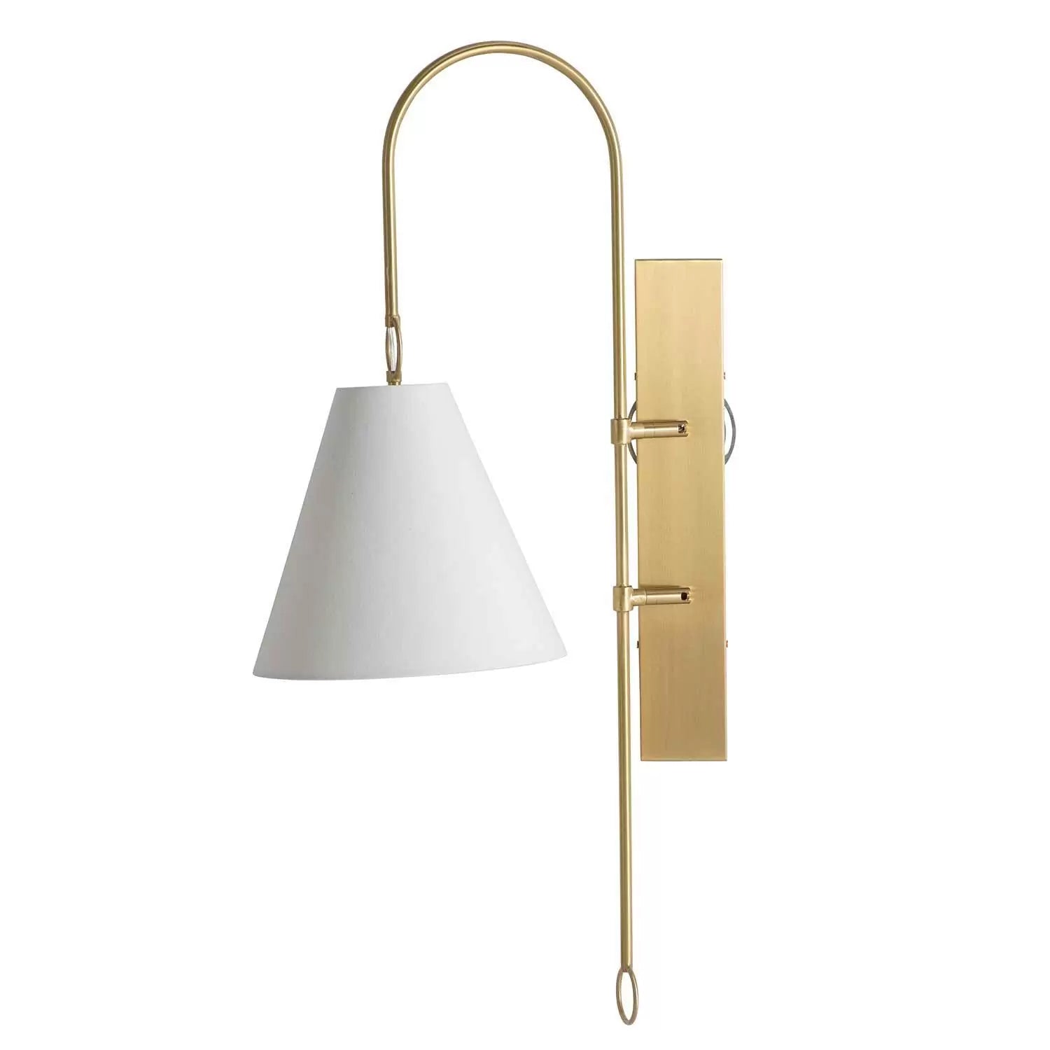 Ildvuvyi Modern Premium Brass Fabric Metal Wall Lamp