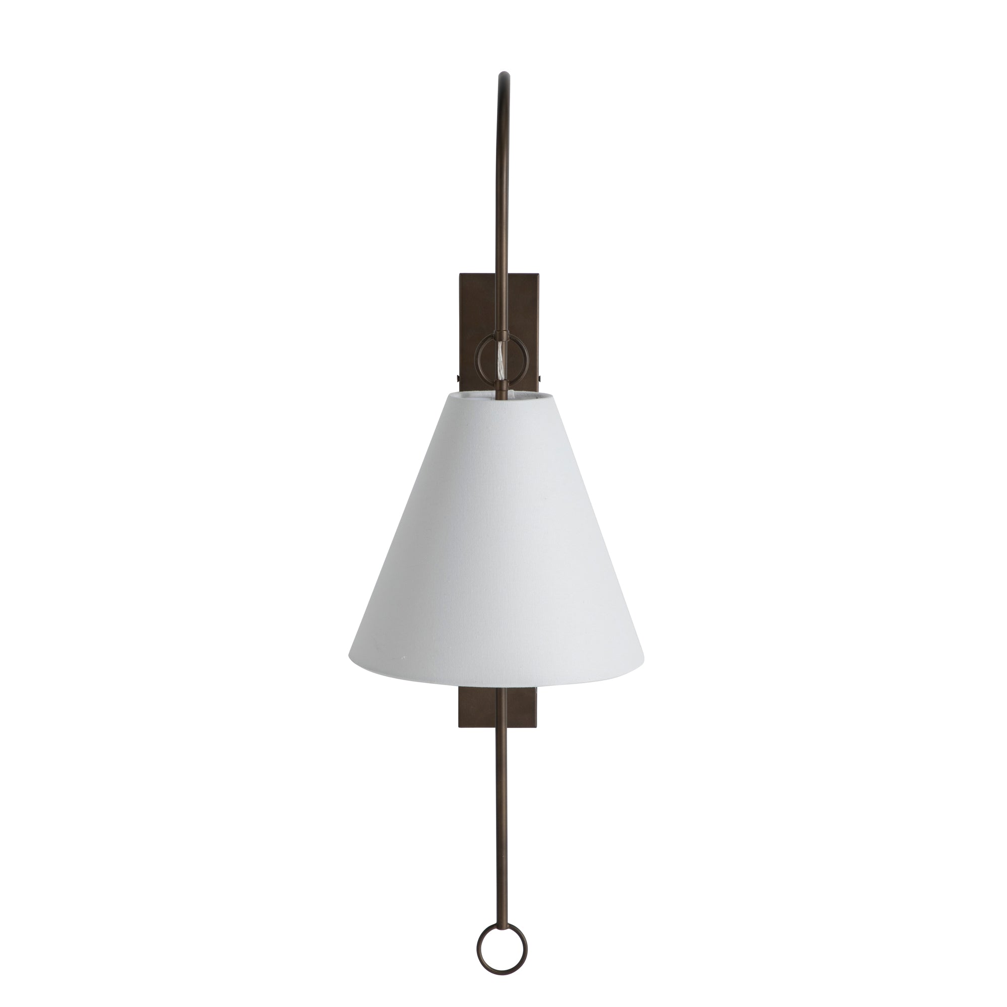 Ildvuvyi Modern Premium Brass Fabric Metal Wall Lamp
