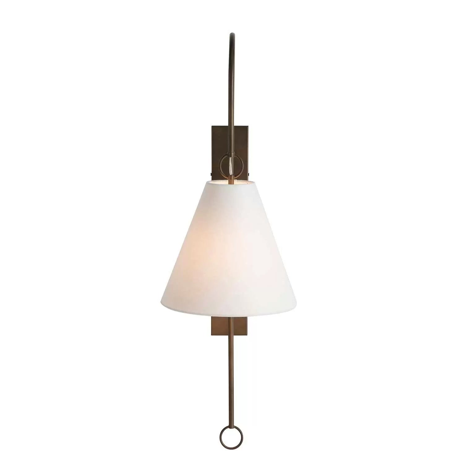 Ildvuvyi Modern Premium Brass Fabric Metal Wall Lamp