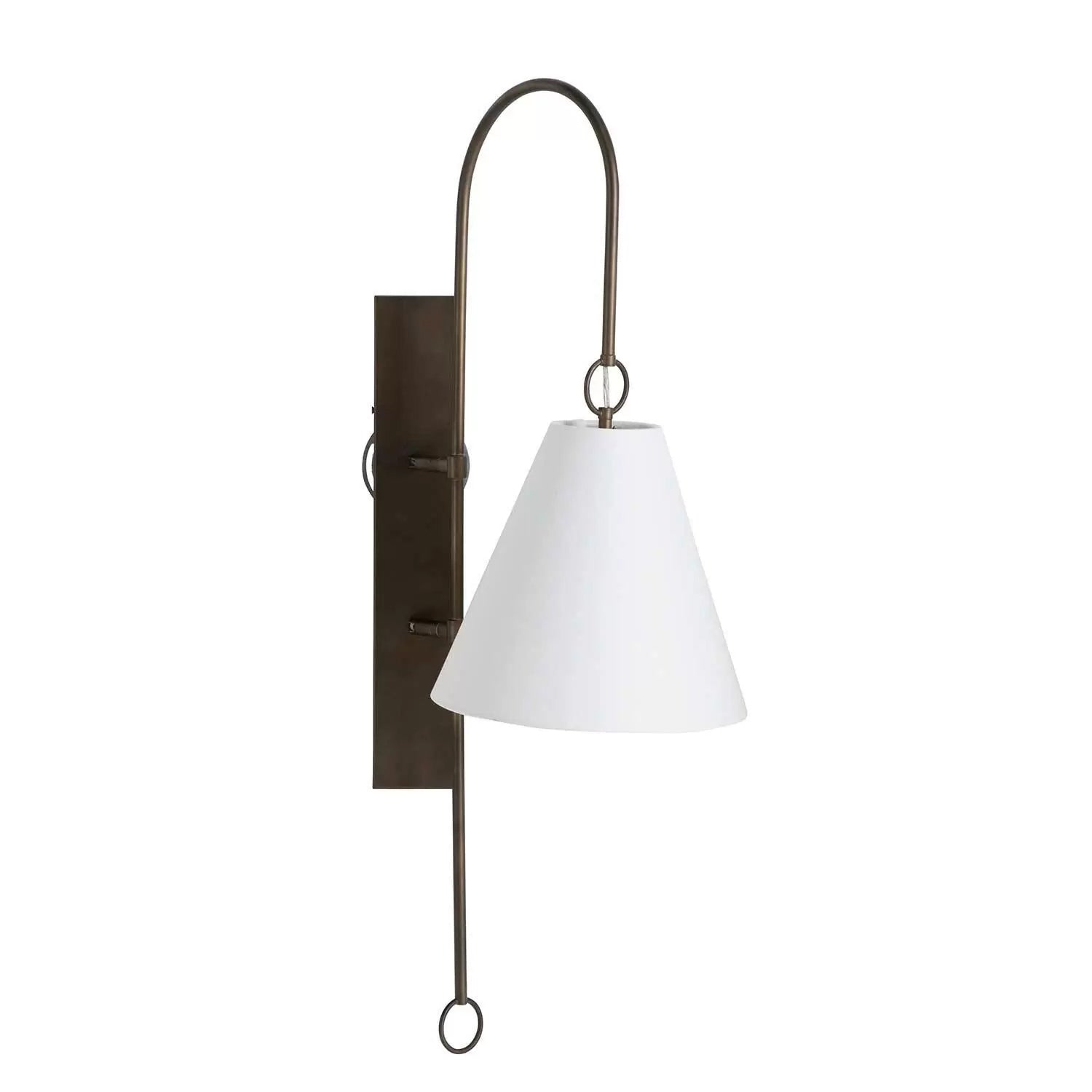 Ildvuvyi Modern Premium Brass Fabric Metal Wall Lamp