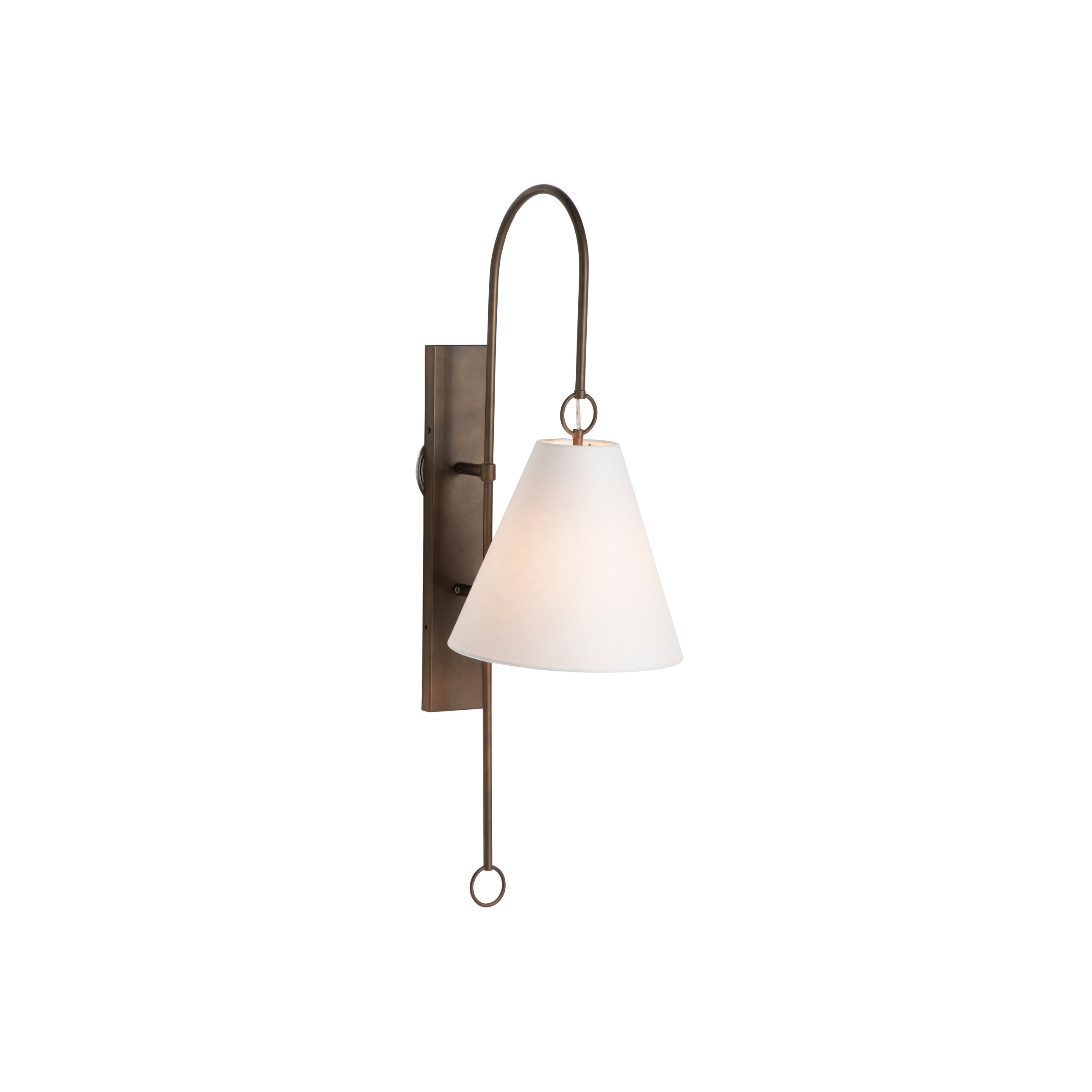 Ildvuvyi Modern Premium Brass Fabric Metal Wall Lamp
