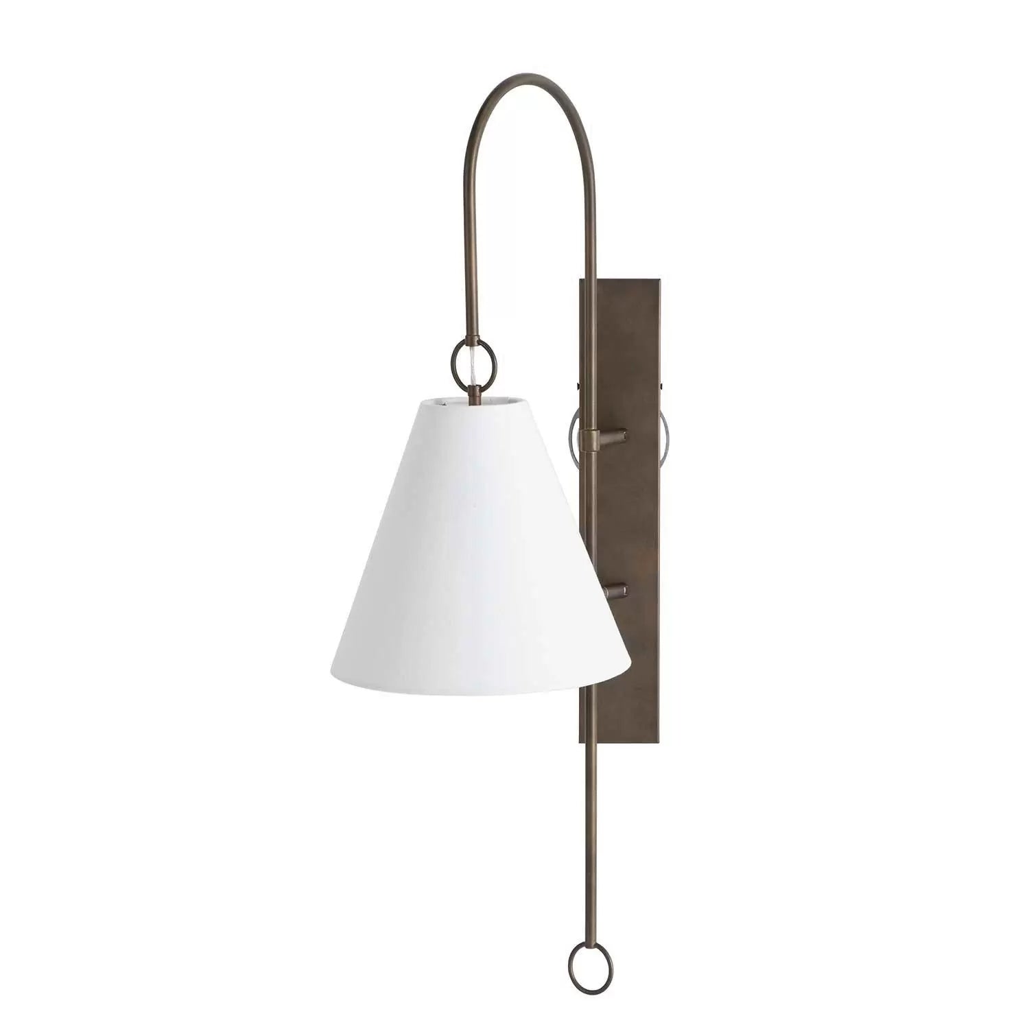 Ildvuvyi Modern Premium Brass Fabric Metal Wall Lamp