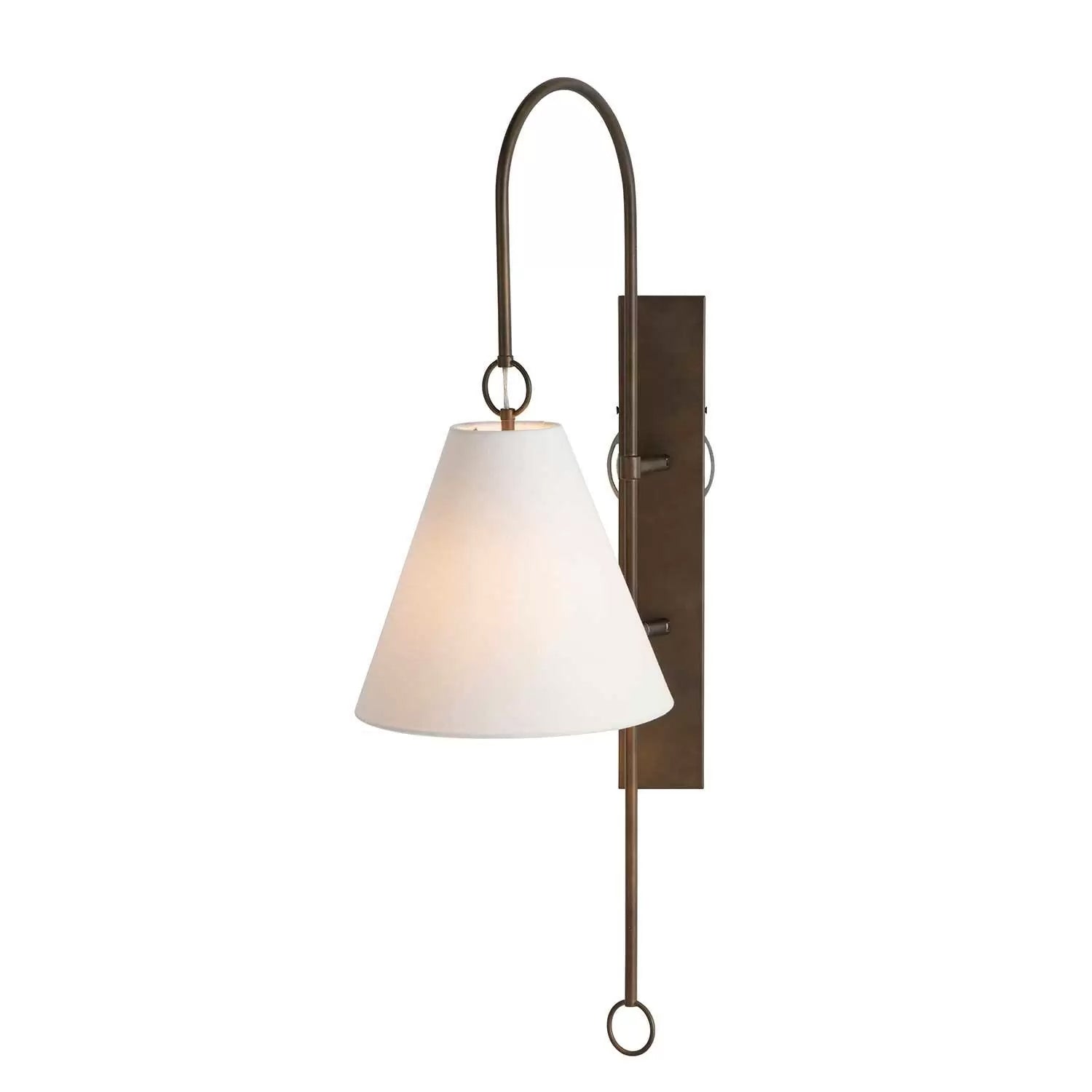 Ildvuvyi Modern Premium Brass Fabric Metal Wall Lamp