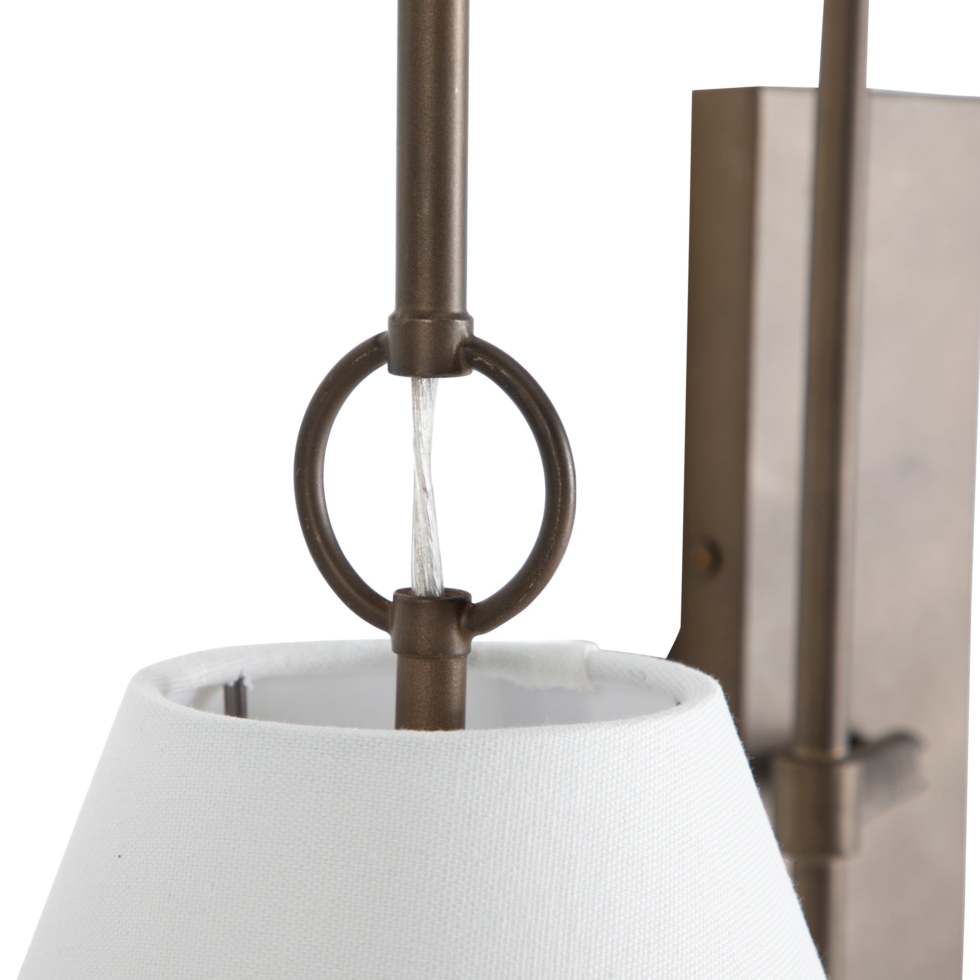 Ildvuvyi Modern Premium Brass Fabric Metal Wall Lamp