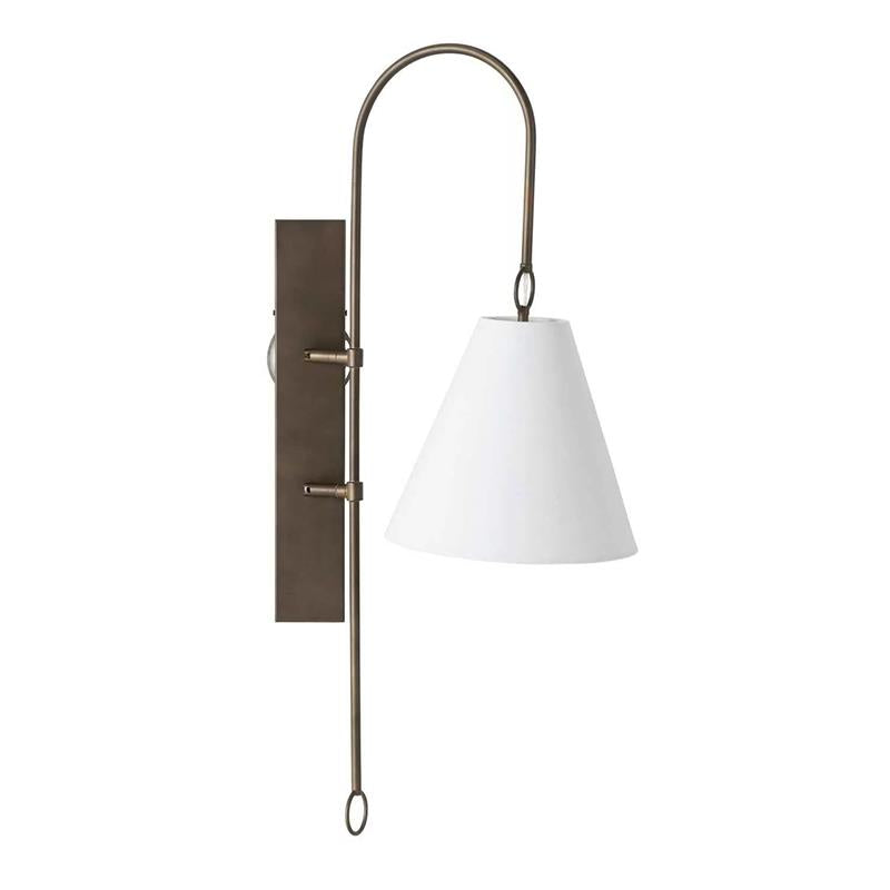 Ildvuvyi Modern Premium Brass Fabric Metal Wall Lamp
