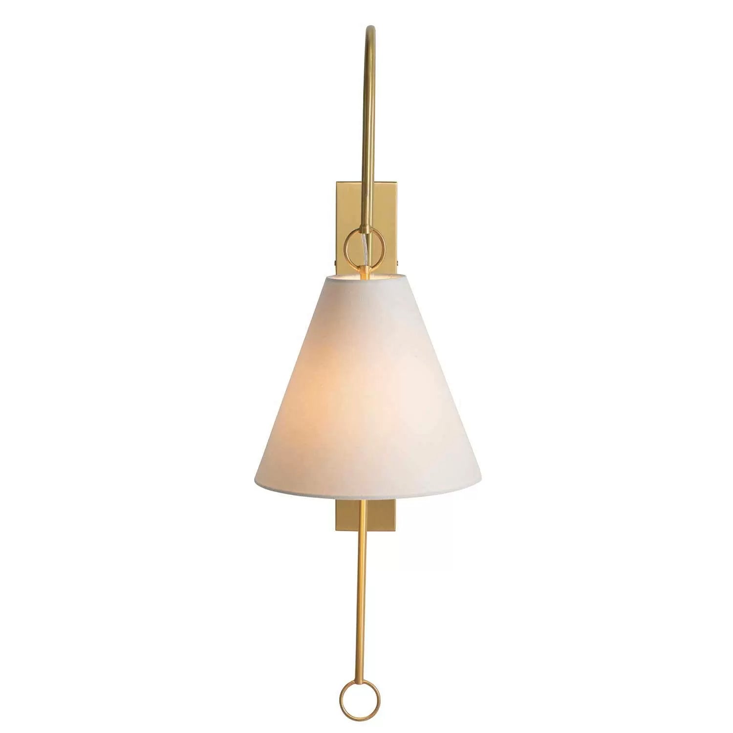 Ildvuvyi Modern Premium Brass Fabric Metal Wall Lamp