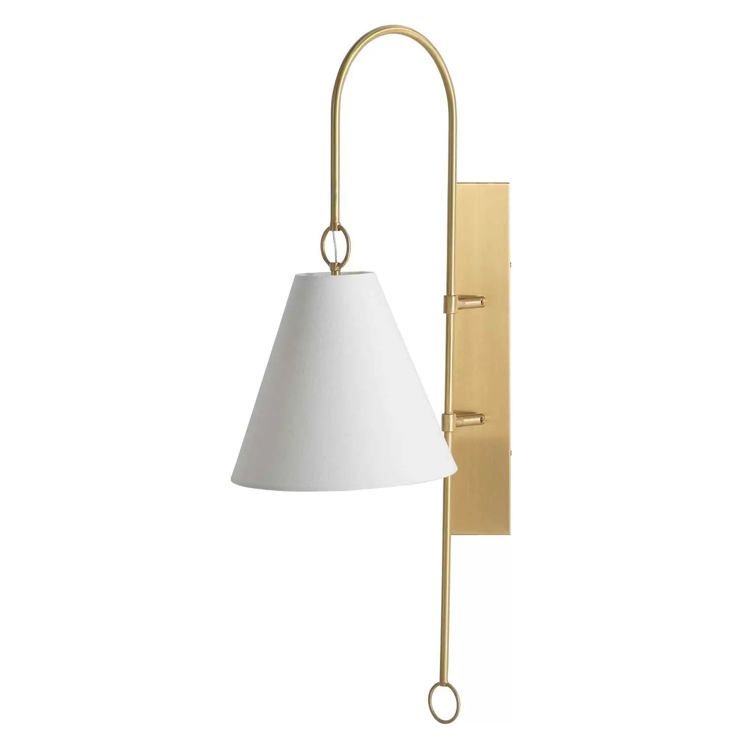 Ildvuvyi Modern Premium Brass Fabric Metal Wall Lamp