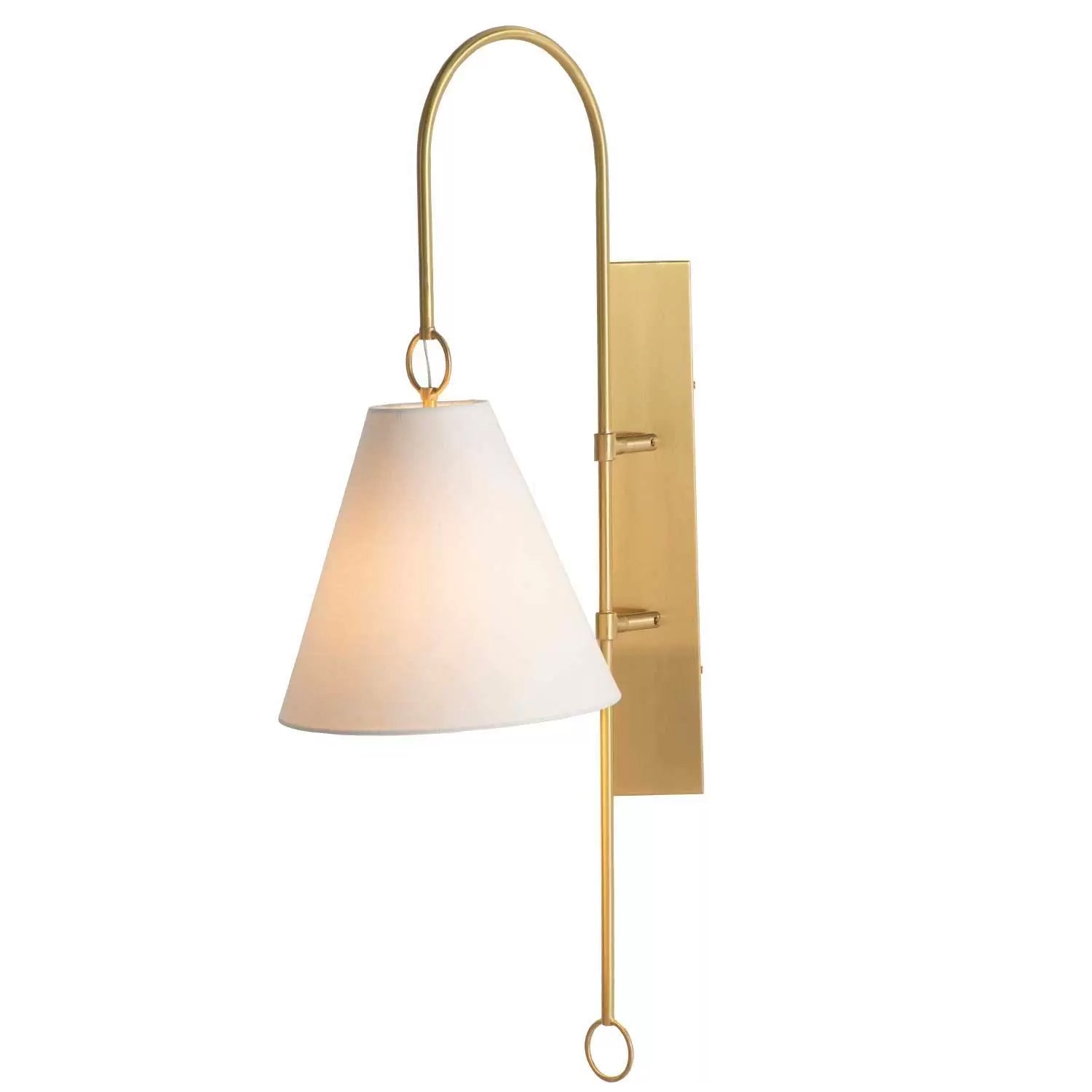 Ildvuvyi Modern Premium Brass Fabric Metal Wall Lamp