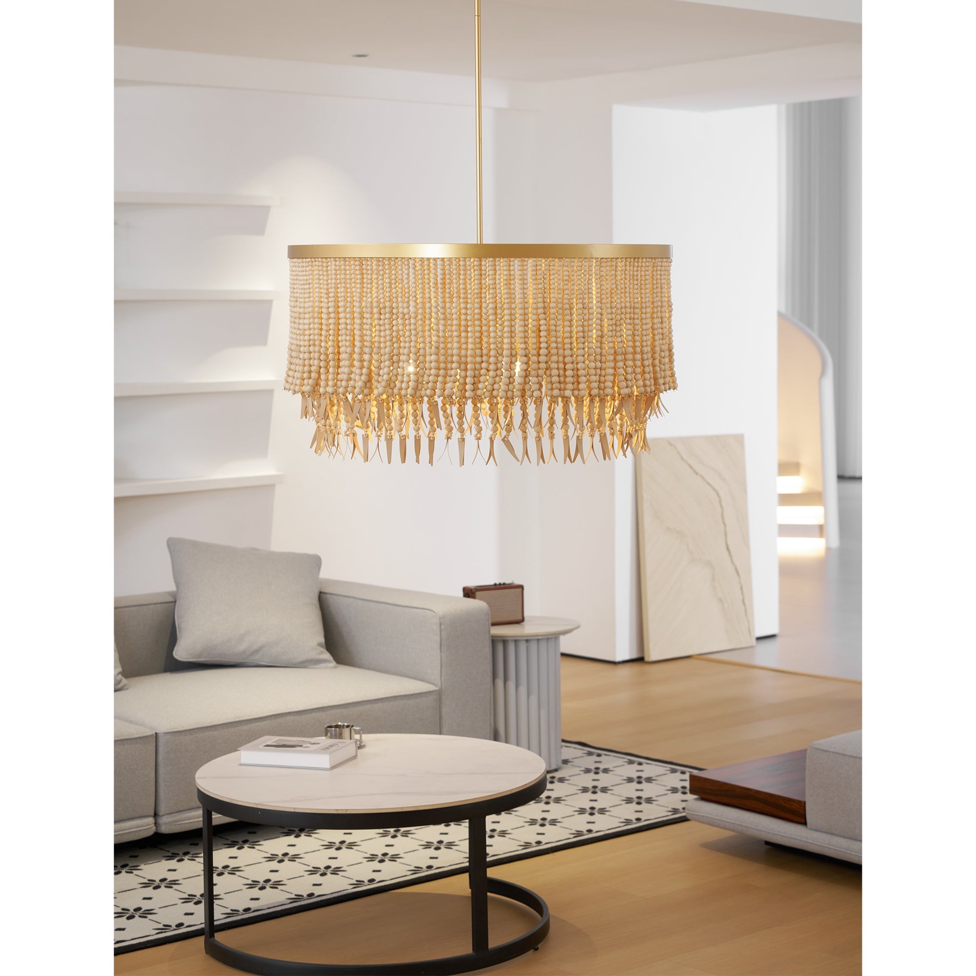 Ljomuvyn Postmodern Luxury Wood Metal Chandelier