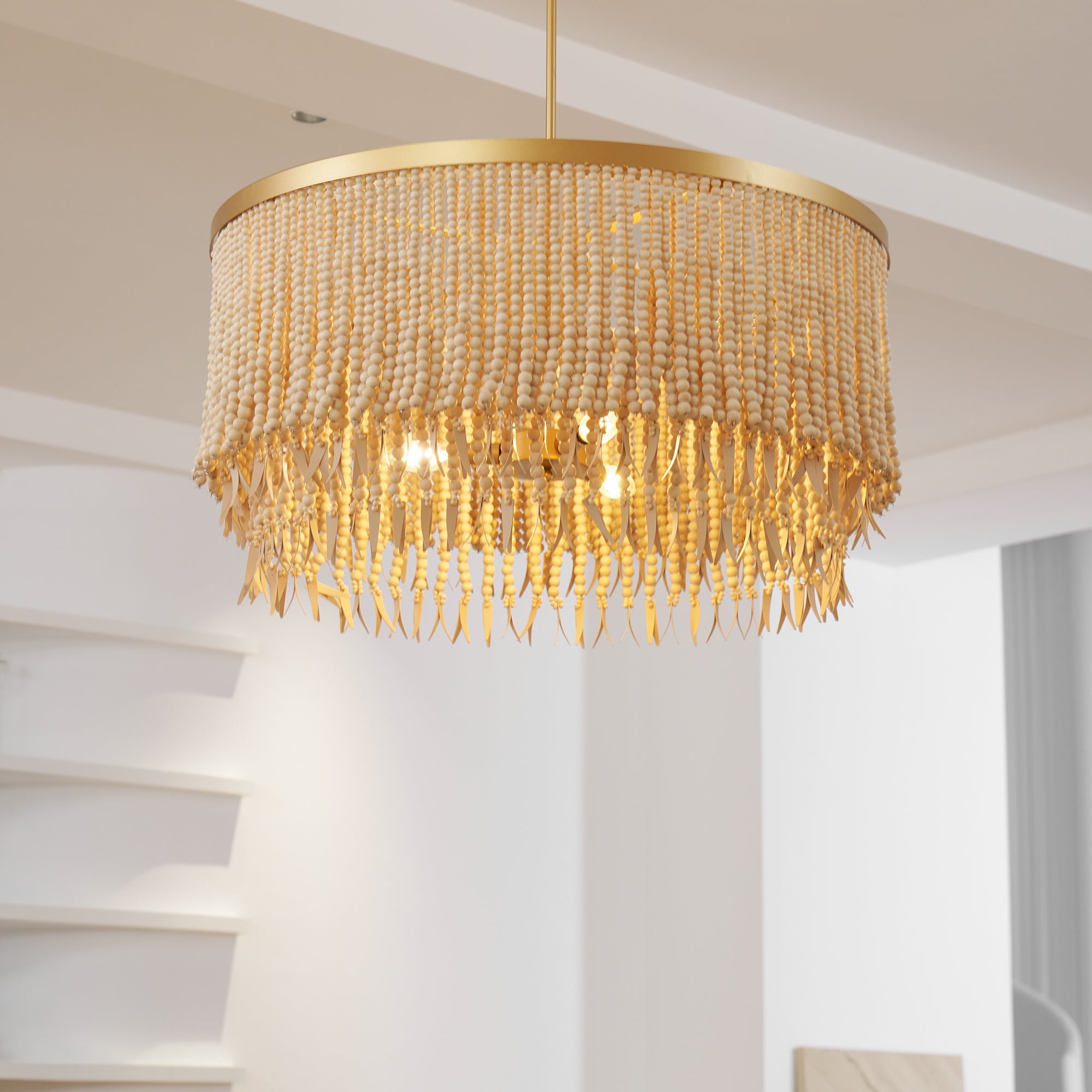 Ljomuvyn Postmodern Luxury Wood Metal Chandelier