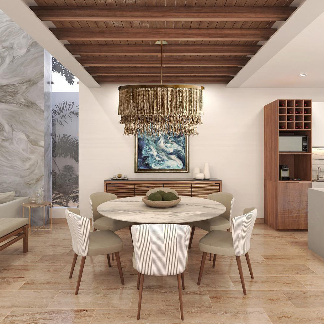 Ljomuvyn Postmodern Luxury Wood Metal Chandelier