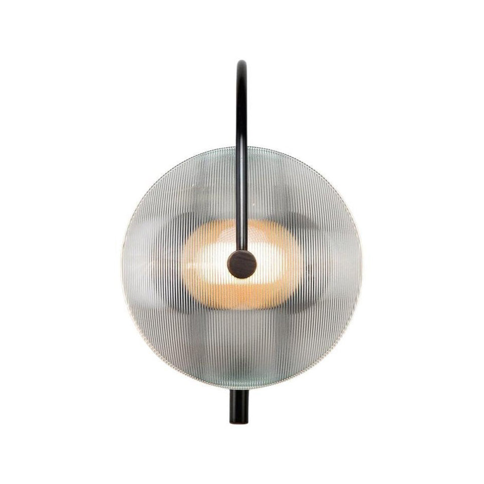 Norduvyn Modern Minimalist Art Metal Glass Wall Lamp