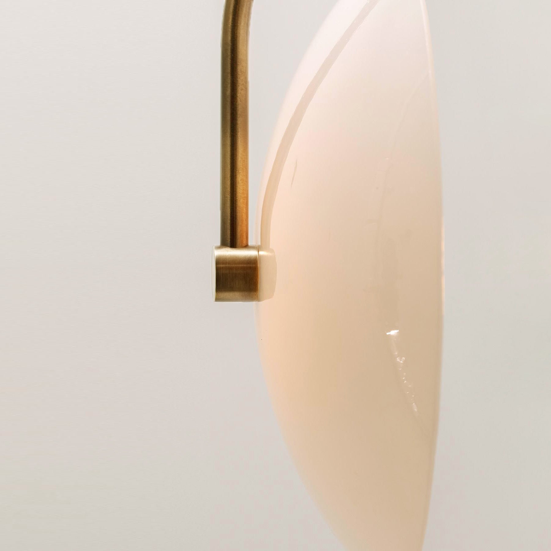 Norduvyn Modern Minimalist Art Metal Glass Wall Lamp