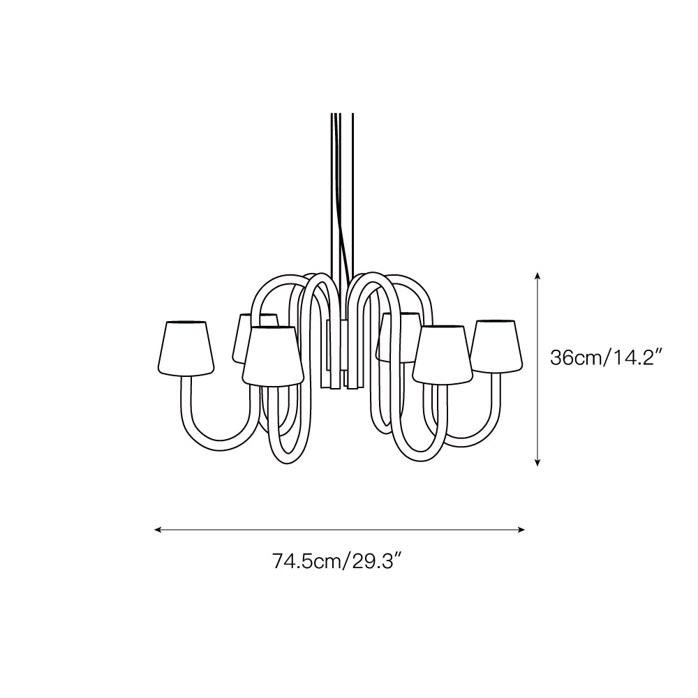 Ostruvyn Modern Premium Glass Chandelier