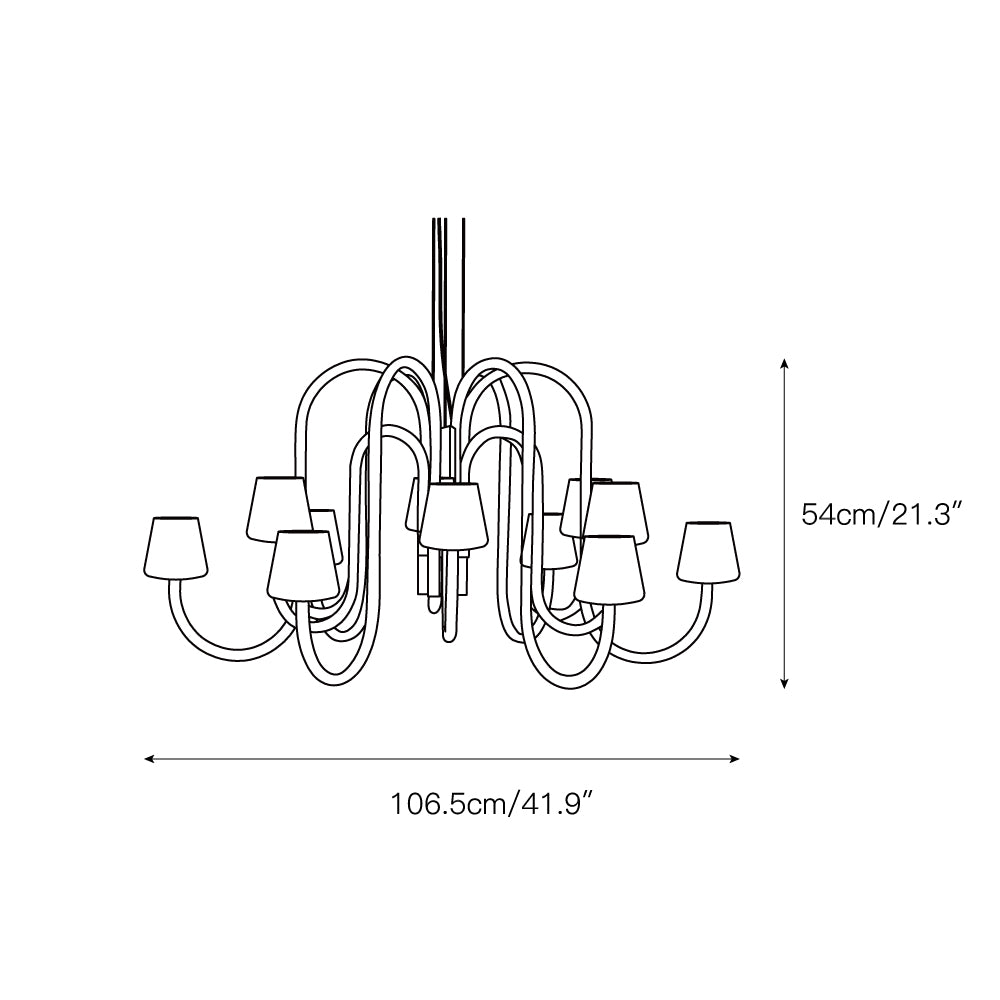 Ostruvyn Modern Premium Glass Chandelier