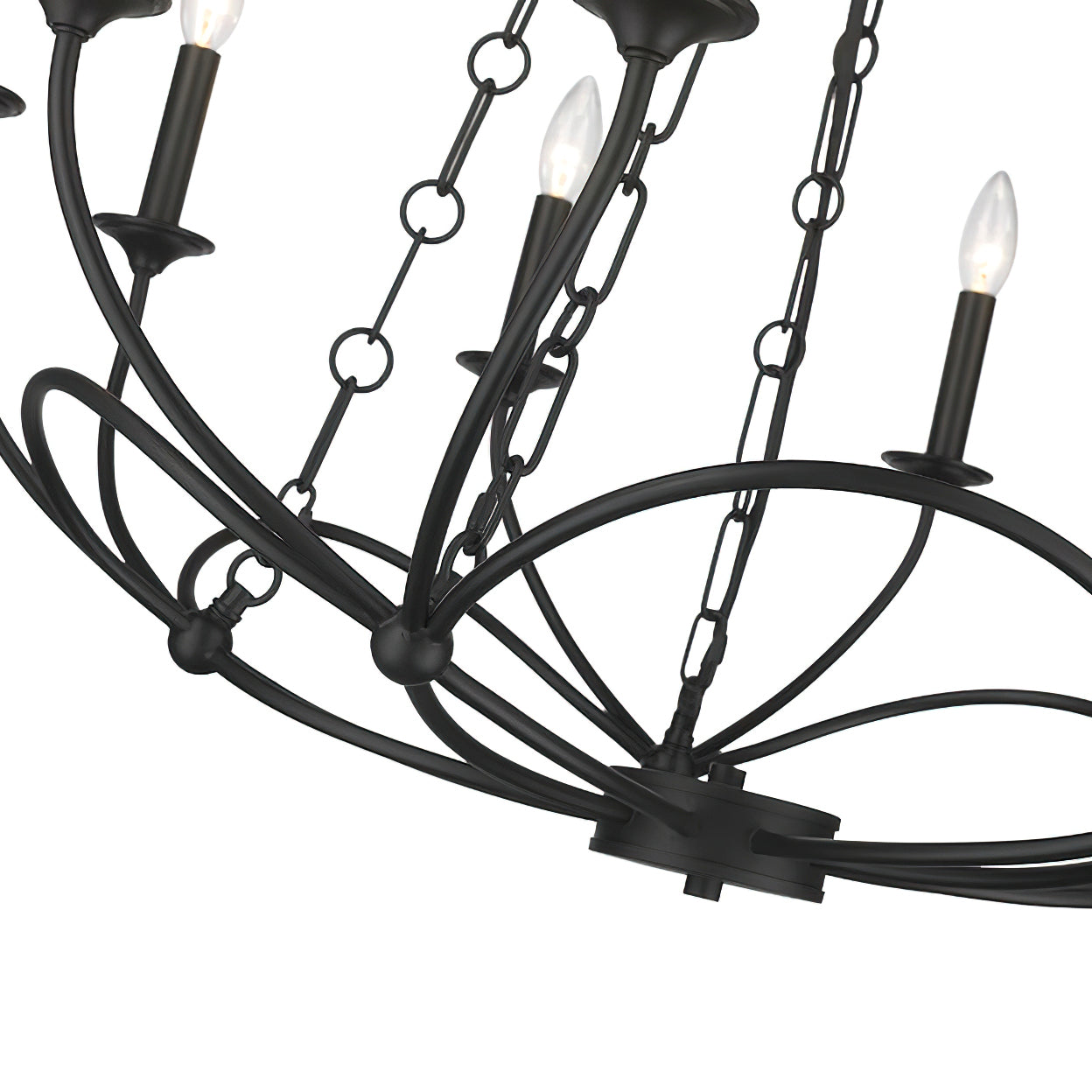 Ostruvyi Modern Minimalist Industrial Metal Chandelier
