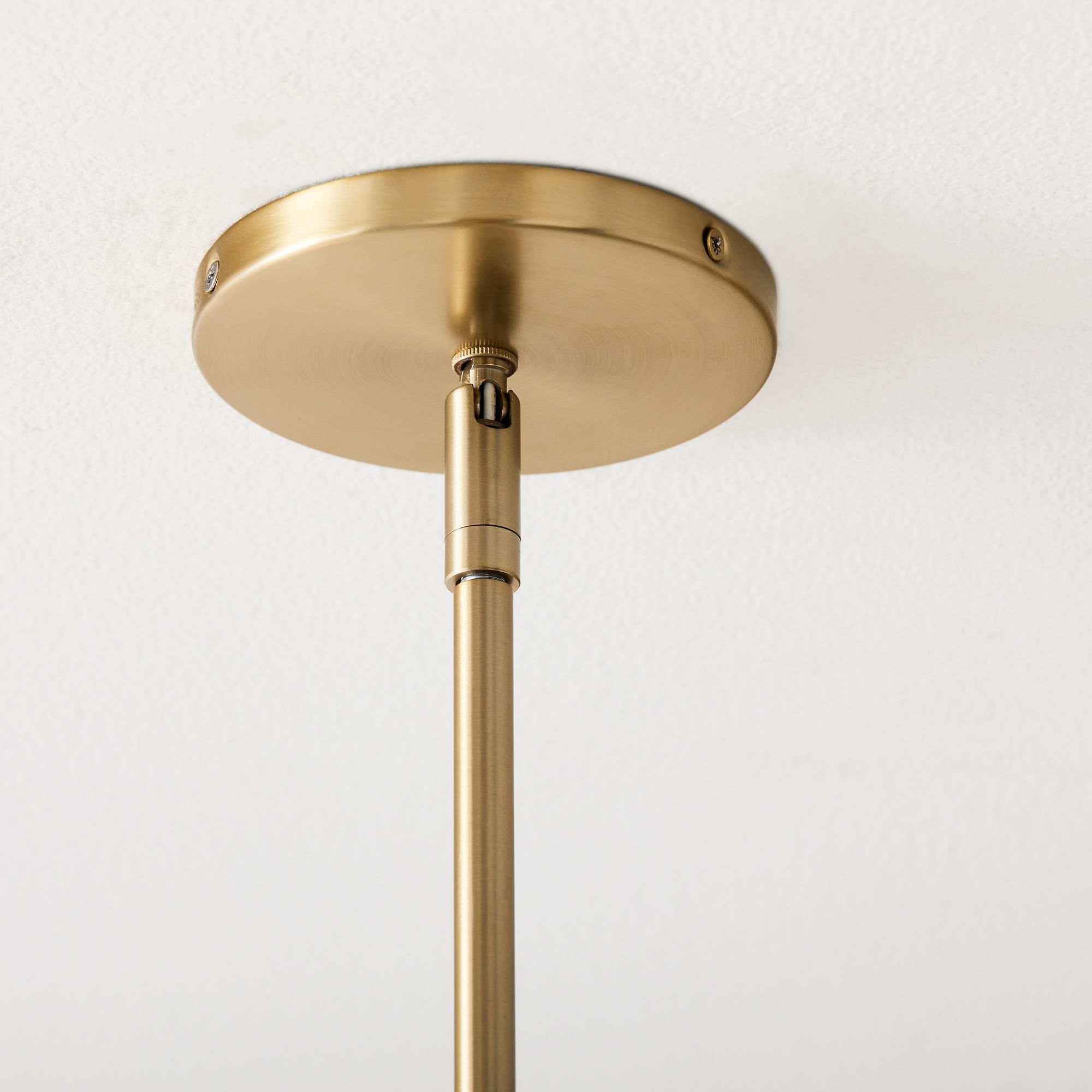 Hadden Modern Minimalist Brass Metal Chandelier - Lamp Copper