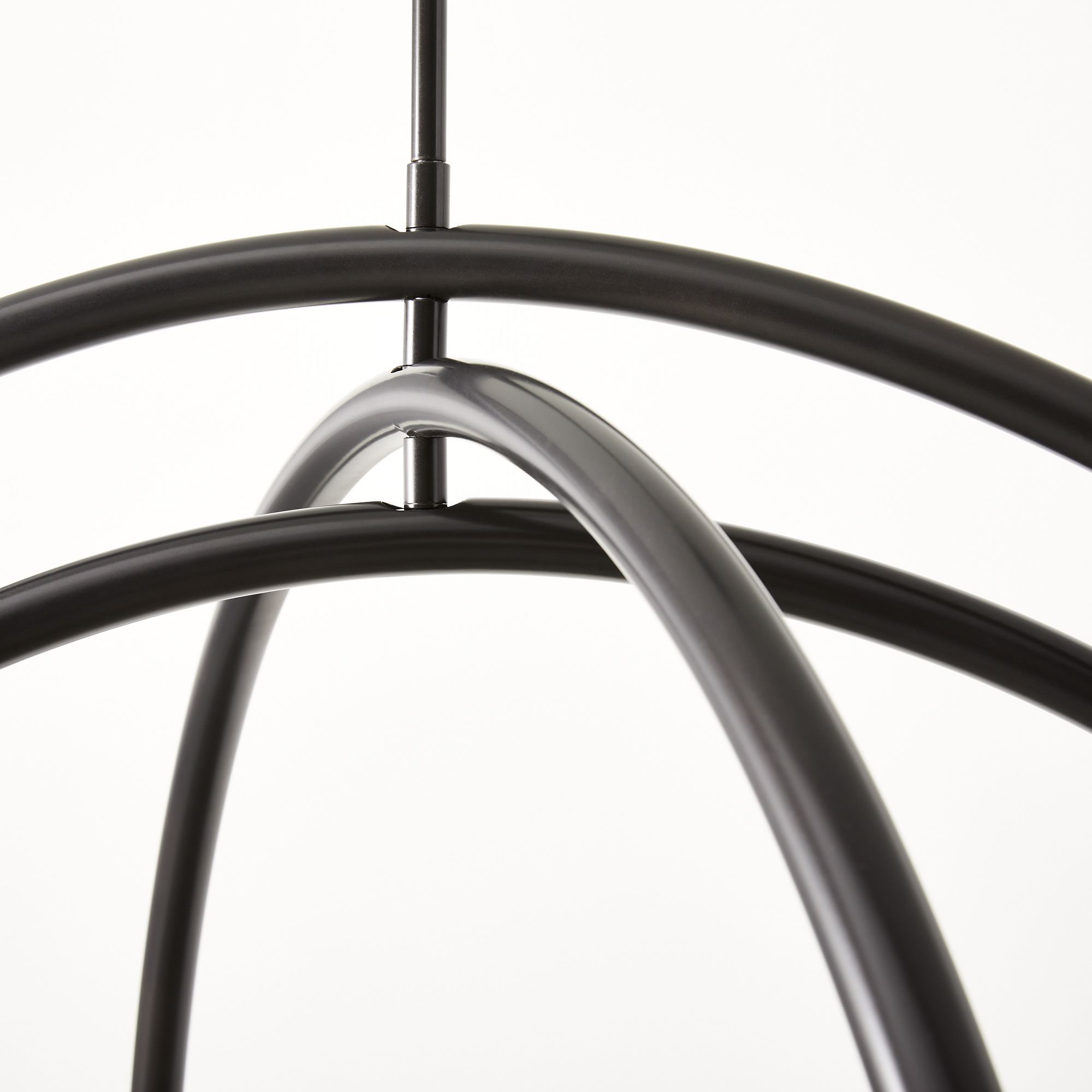Hadden Modern Minimalist Brass Metal Chandelier - Lamp Copper