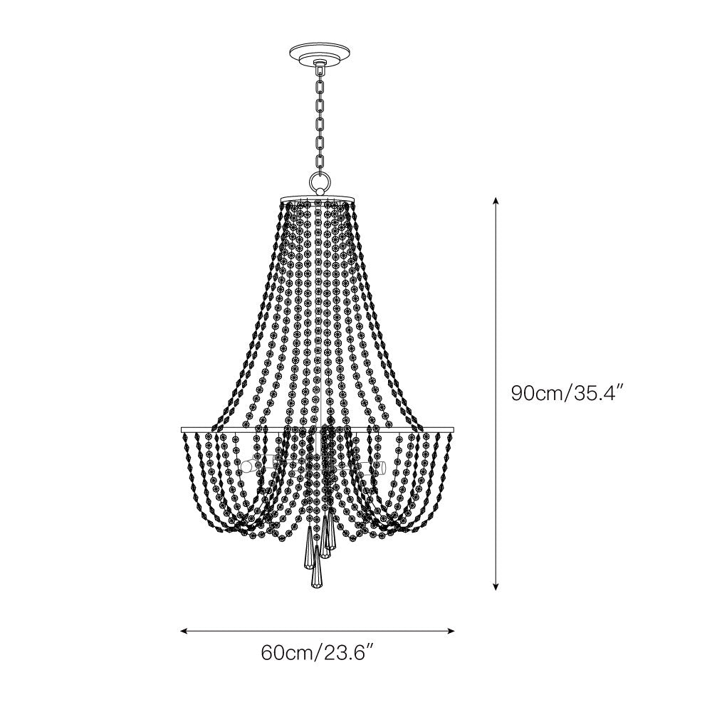 Sifuvys Postmodern Luxury Metal Crystal Chandelier