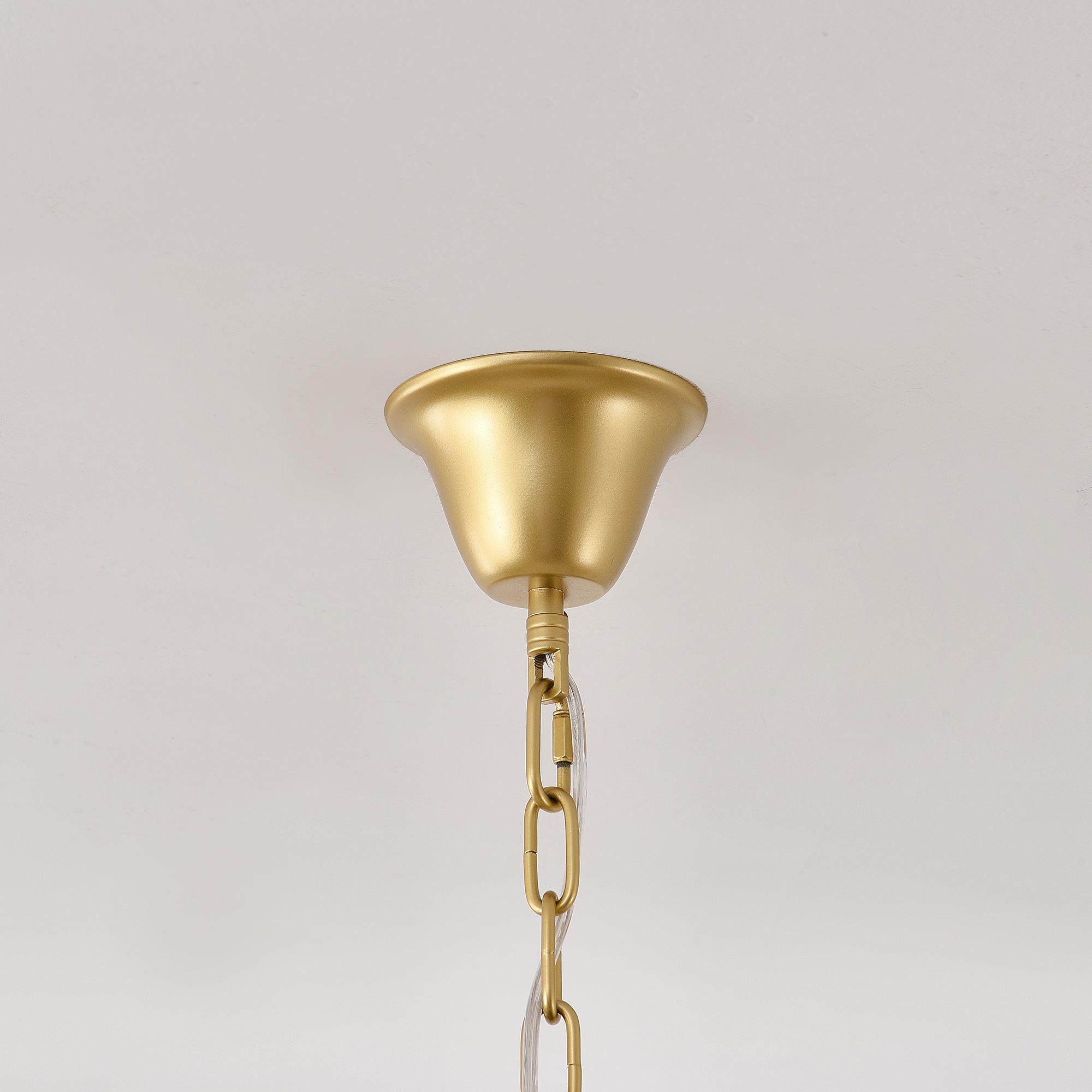 Qvistuvyo Individual Creativity Metal Glass Chandelier
