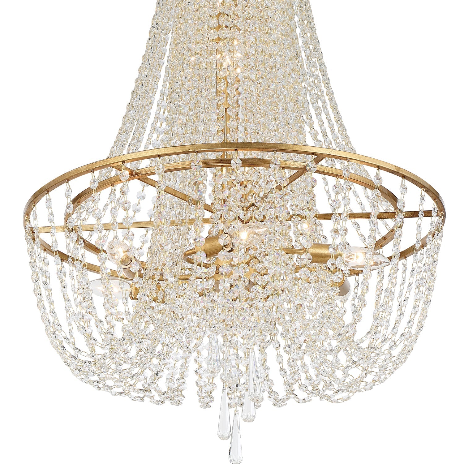 Sifuvys Postmodern Luxury Metal Crystal Chandelier