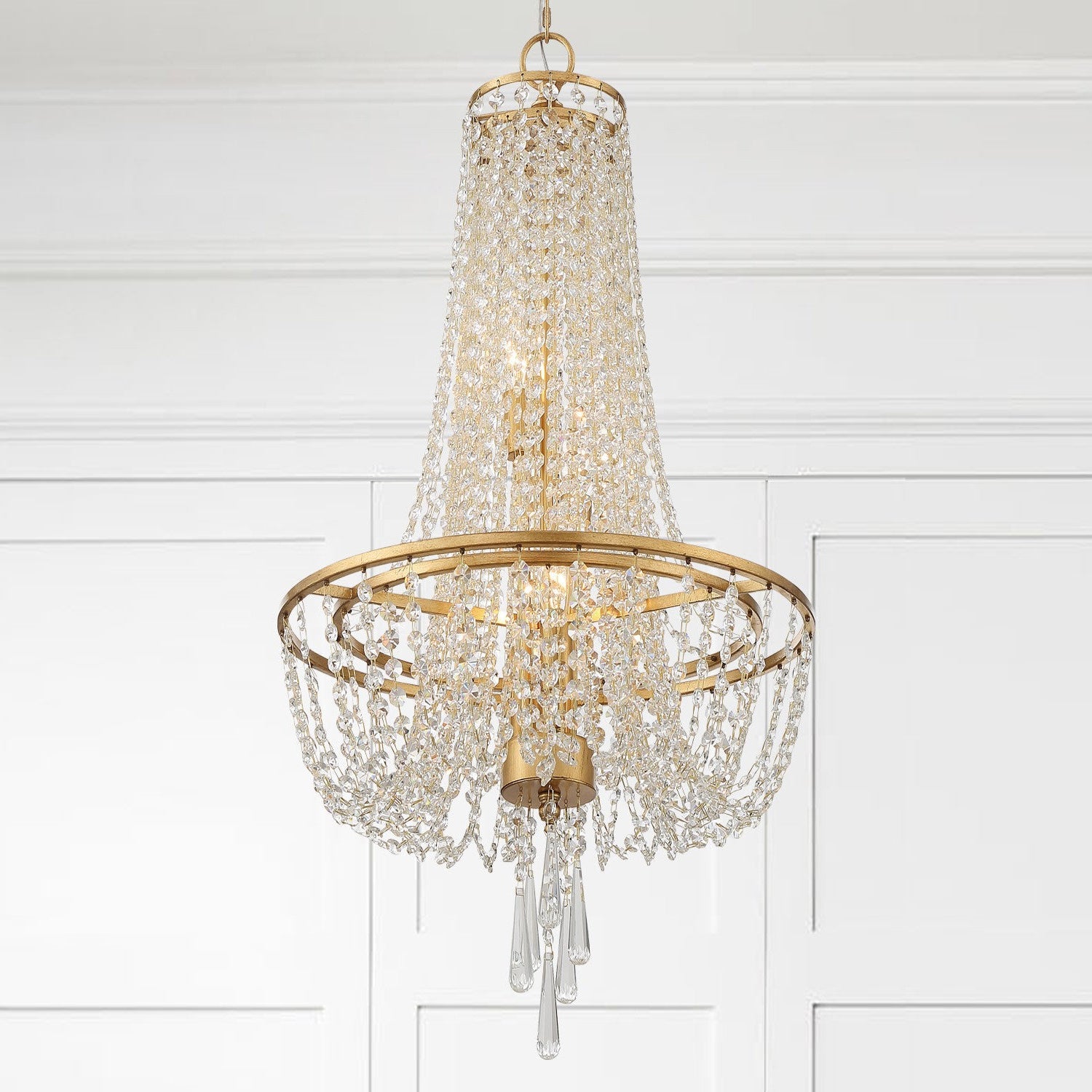 Sifuvys Postmodern Luxury Metal Crystal Chandelier